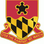 Unit Insignia of the 70th ADA, Maryland National Guard; The Last Unit Stationed at BA-43