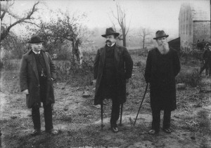 Sickles visiting Gettysburg