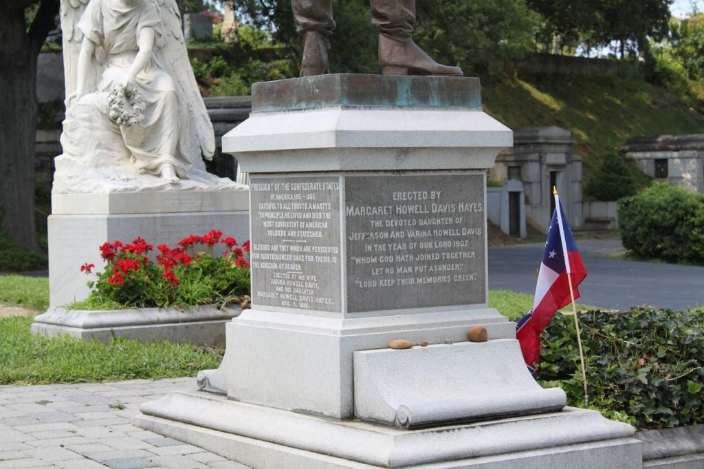 More information from Davis' monument. - <i>Photo by John Dolan</i>