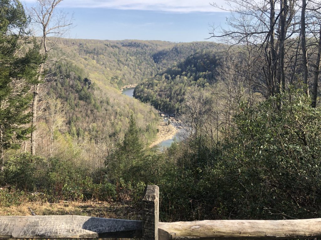 There are beautiful views of the Gauley River from the Carnifex Ferry State Park. - <i>Photo by the Author</i>