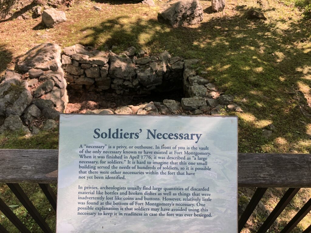 The "Necessary" - as you might imply from the name - was the 18th century version of toilets. - <i>Photo by the author</i>