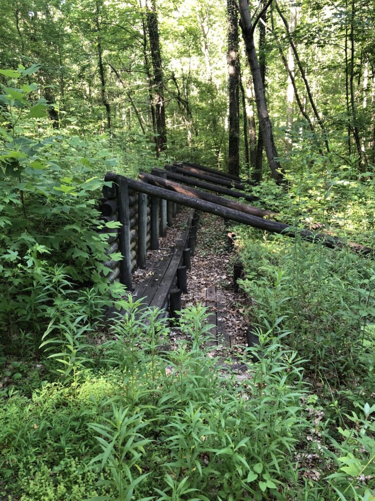 Field fortifications at Gilglal Church. - <i>Photo by the author</i>