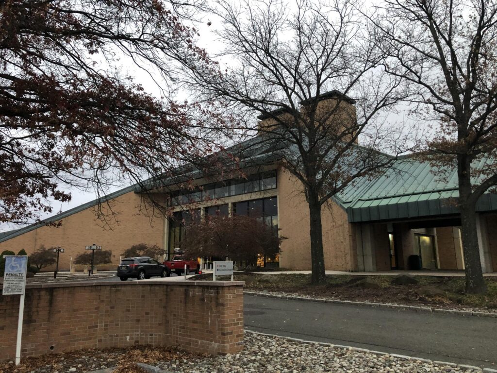 The entrance to Bell Labs. - <i>Photo by the author</i>