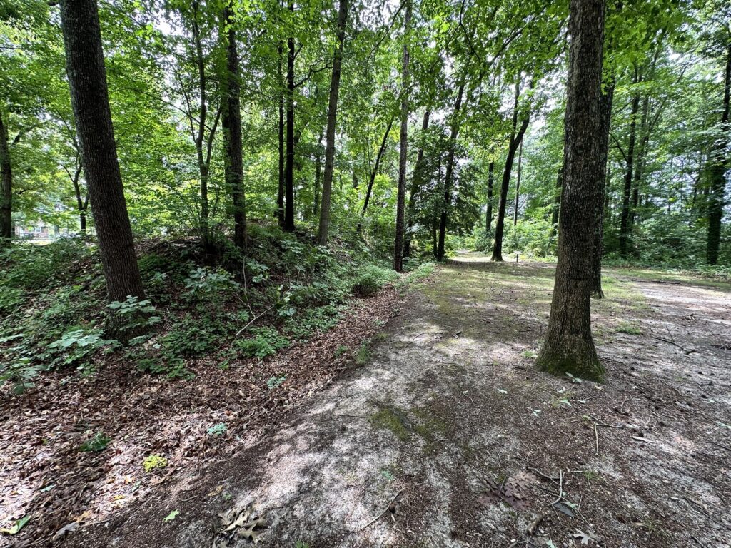 The remains of Fort Stevens at Proctor's Creek. - <i>Photo by the author</i>