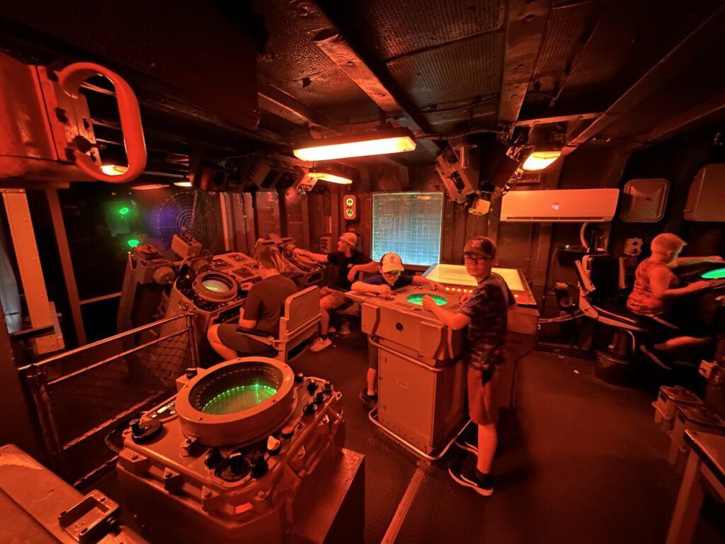 Tracking Soviets in the CIC. - <i>Photo by the author</i>