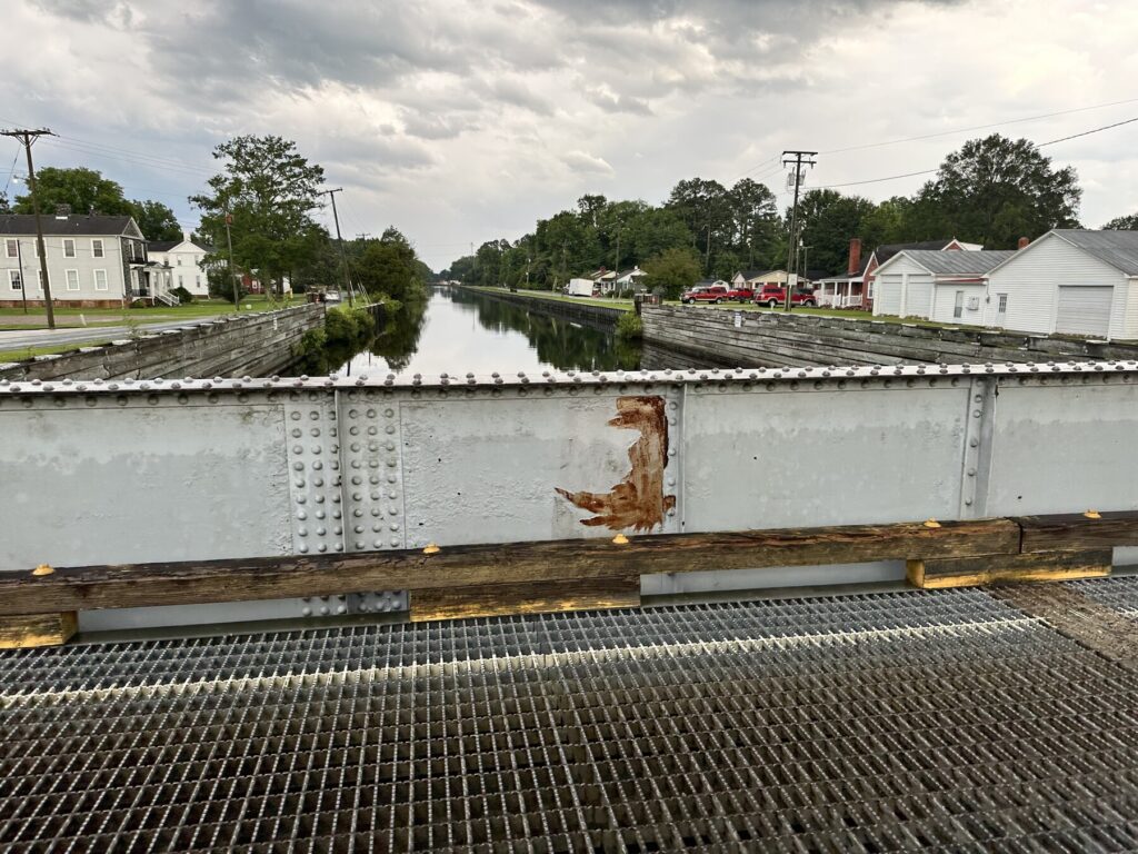 The canal at South Mills. - <i>Photo by the author</i>