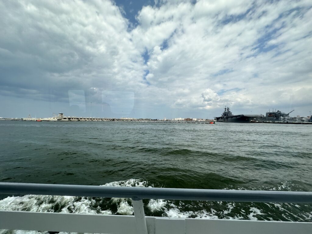 Confederate batteries were here on Sewell's Point. - <i>Photo by the author</i>