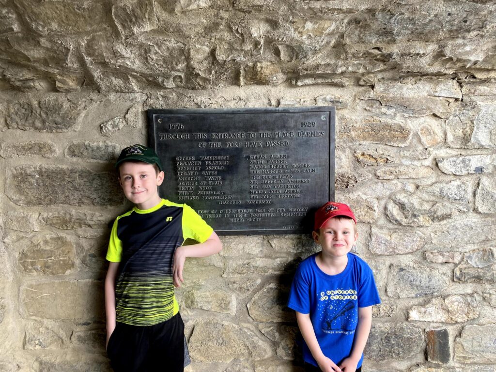 Impressive company for my boys! - <i>Photo by the author</i>