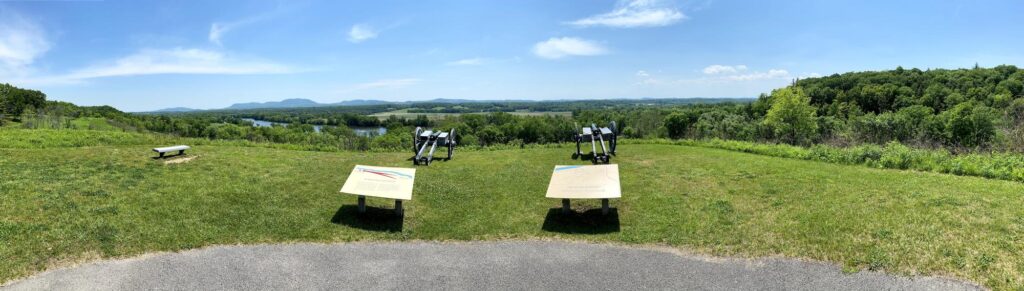View of the Hudson River valley from Stop 9. Just lovely. - <i>Photo by the author</i>