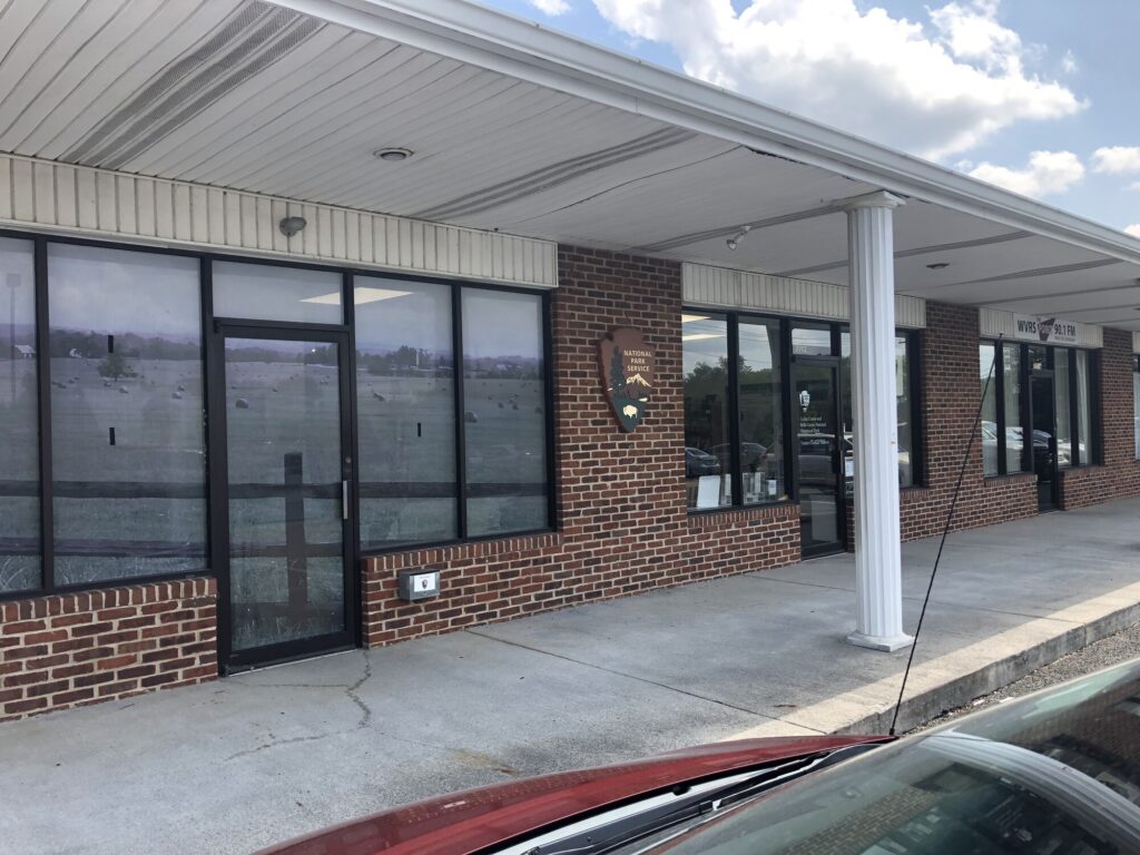 The Visitor Contact Station at Cedar Creek and Belle Grove National Historical Park. - <i>Photo by the author</i>