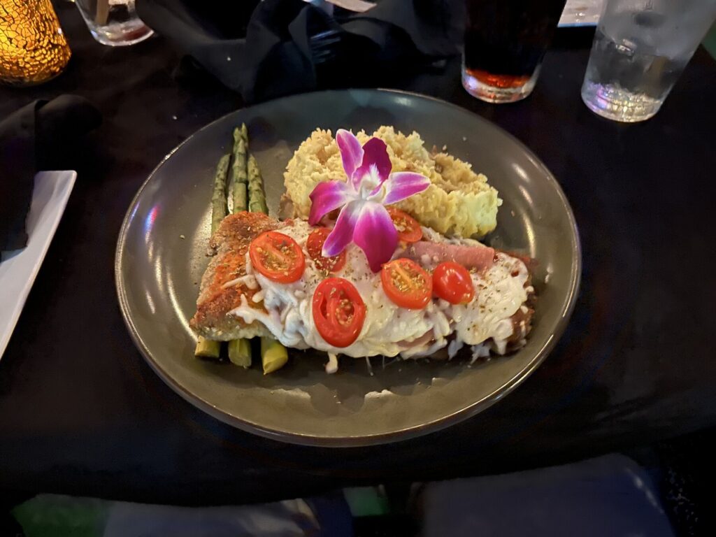 I ordered Milanesa Napolitana for dinner. - <i>Photo by the author</i>