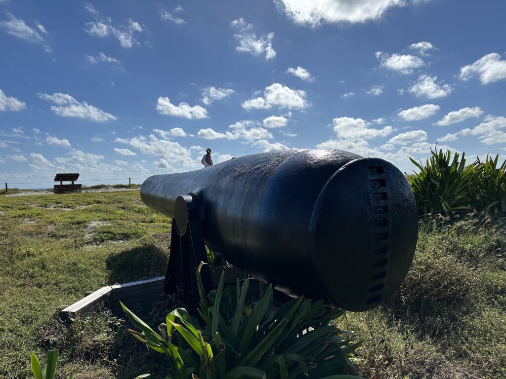 A Rodman gun. - <i>Photo by the author</i>