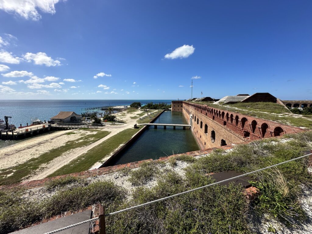 View from the rampart looking southwest. - <i>Photo by the author</i>