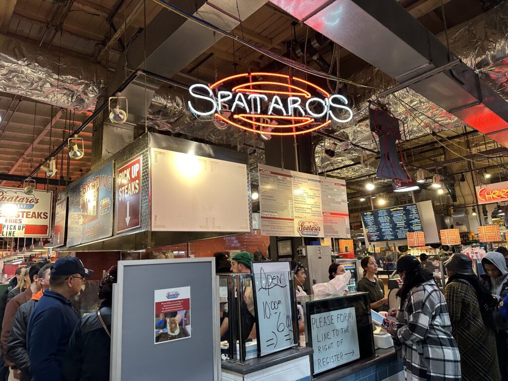 We got some pretty good cheesesteaks at Reading Terminal Market. - <i>Photo by the author</i>