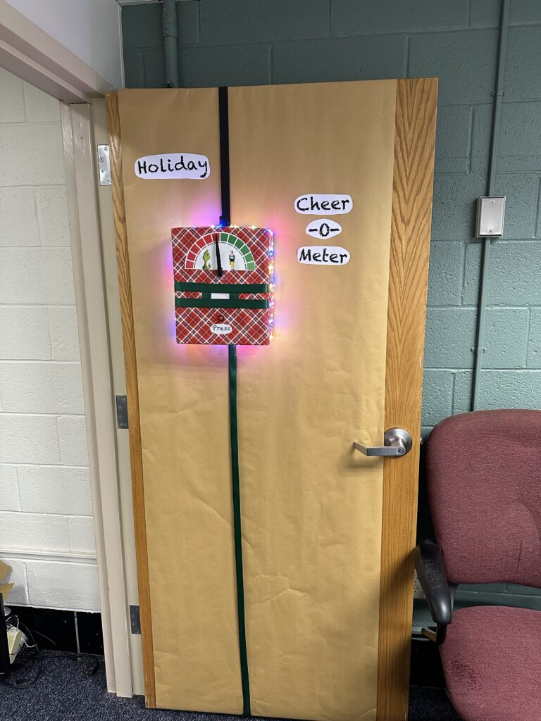 The completed door.