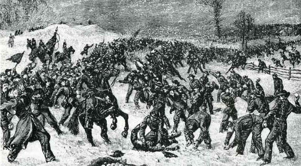 A Civil War Snowball Fight