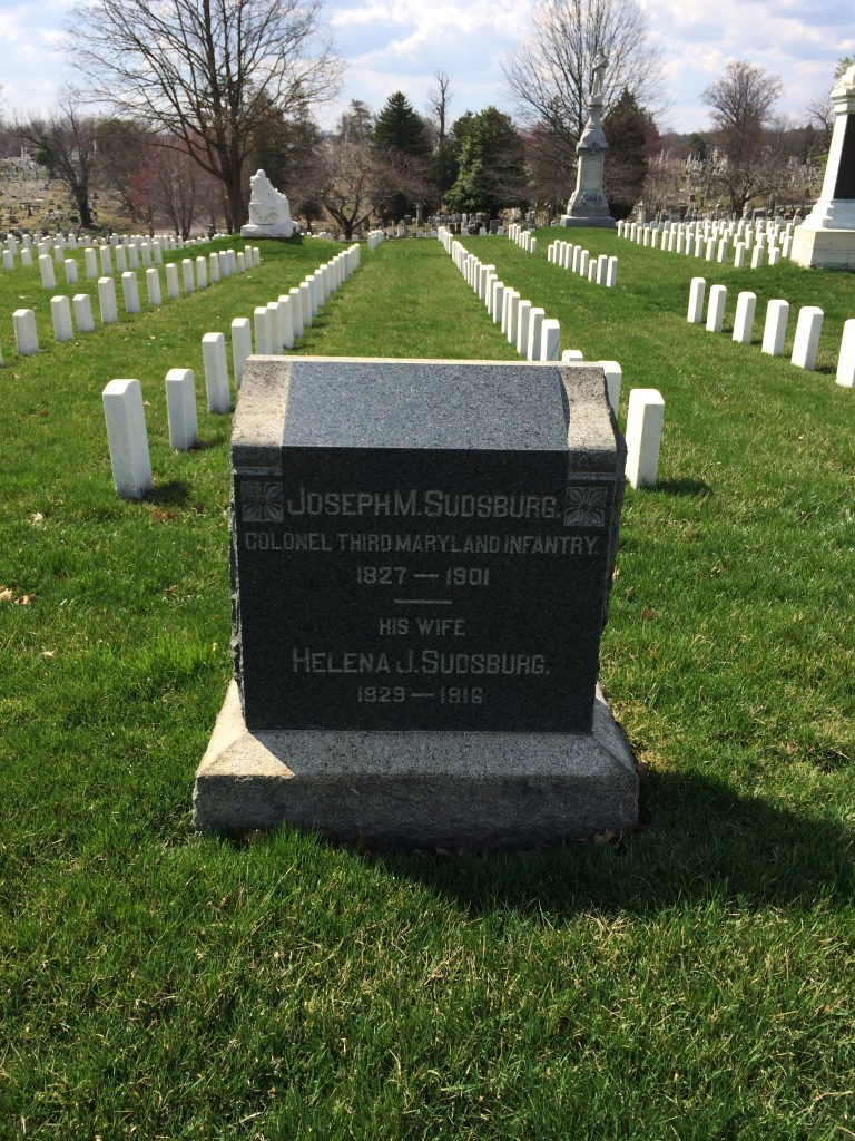 Joseph M. Sudsburg's Headstone.