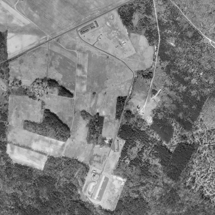 A 1966 aerial view of our complex.
