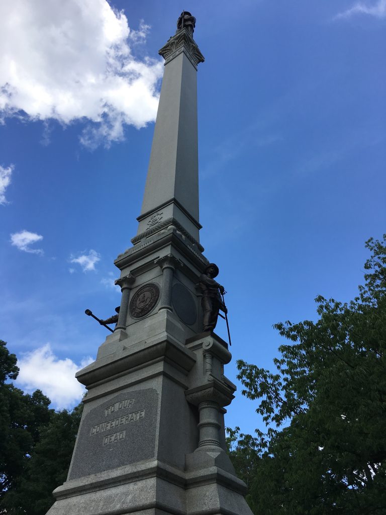 The North Carolina State monument "To Our Confederate Dead". - <i>Photo by the Author</i>