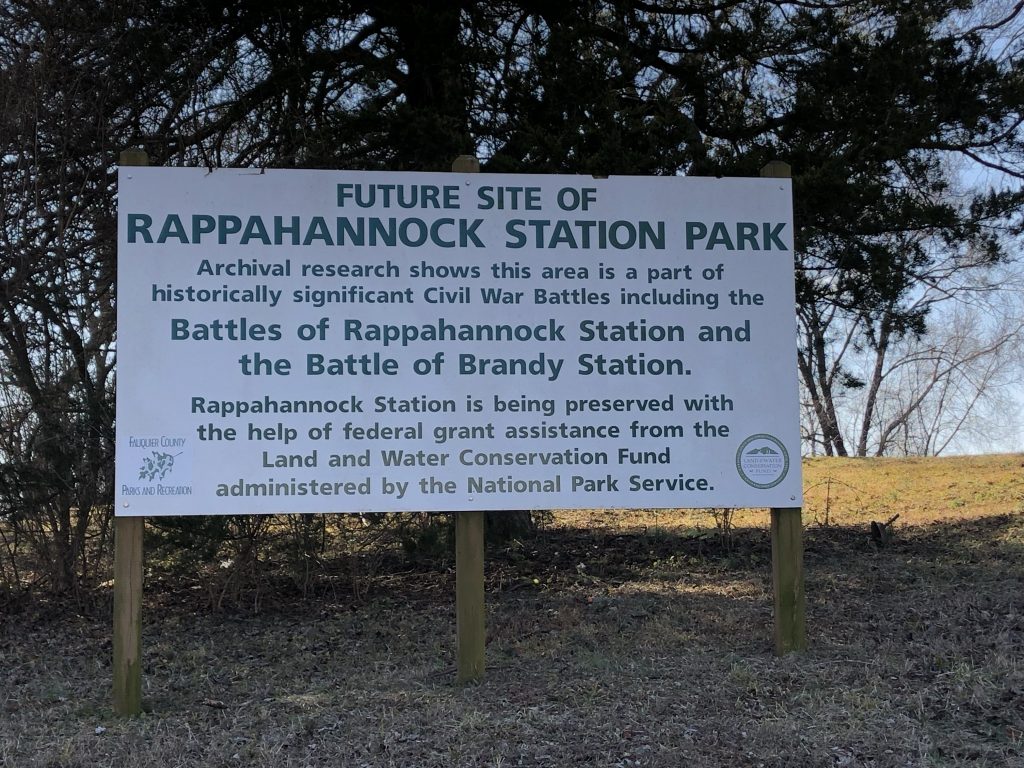 A small park is coming at Rappahannock Station. Some hope for the future? - <i>Photo by the Author</i>