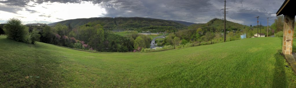 A view of the battlefield from a small park overlooking the north branch of the Holston River.  - <i>Photo by the Author</i>