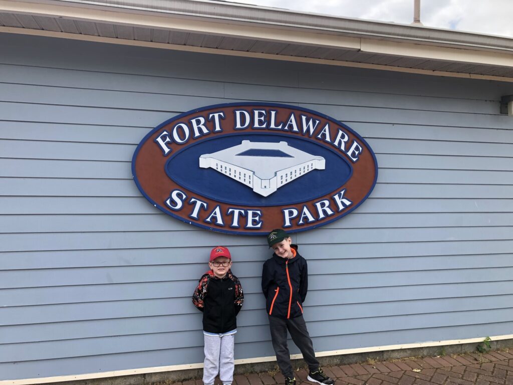 Entry to the fort is from a small gift shop in Delaware City. - <i>Photo by the author</i>