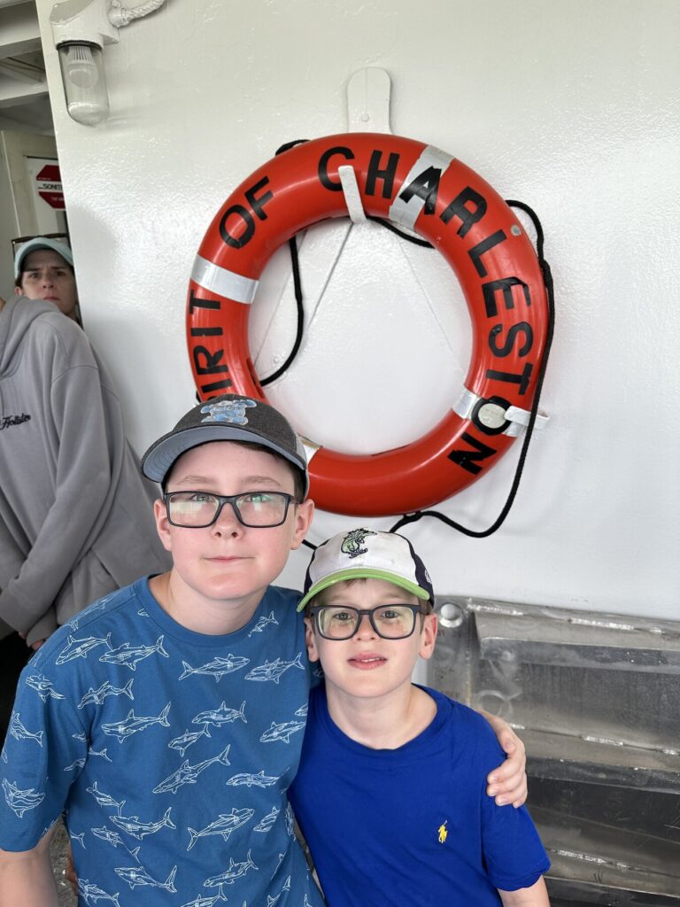 Aboard the <i>Spirit of Charleston</i> for the ride out to Fort Sumter. - <i>Photo by the author</i>