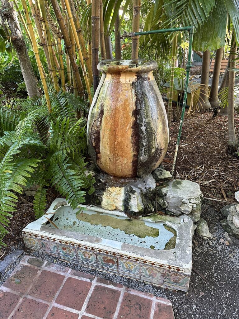 My favorite story from Hemingway was about this fountain, that began as a urinal at a local bar. Hemingway apparently dragged it down the street himself. - <i>Photo by the author</i>