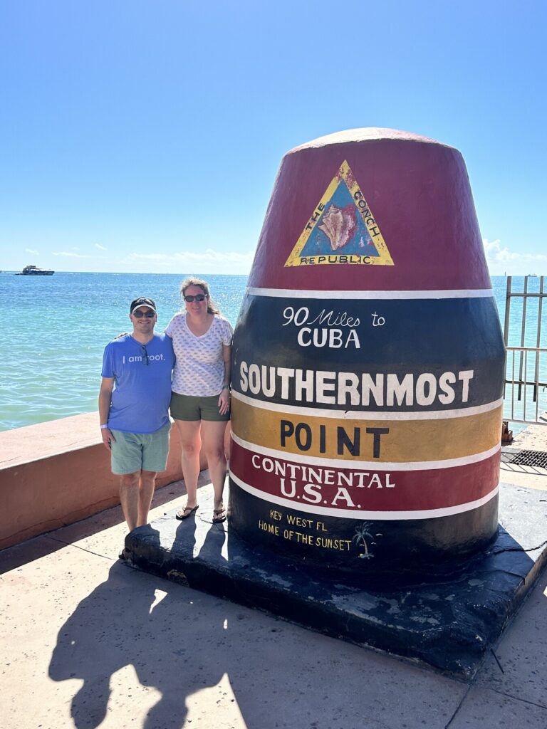 Our ultra-touristy photo from the "Southernmost Point". - <i>Photo by the author</i>